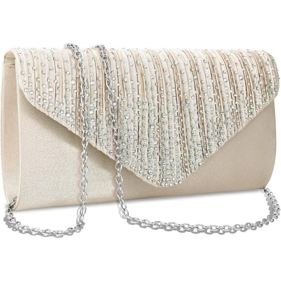Handbags - BBjinronjy Rhinestone Clutch Purse for Women Formal Evening Bag for Wedding